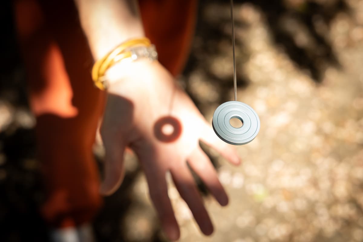 Lieke met de biotensor